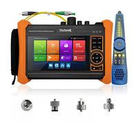 Rsrteng OTDR - Probador de fibra óptica en vivo 1610nm 28dB CCTV Cámara Tester 12MP IP Camera Tester 8MP TVI/CVI/AHD/CVBS OPM VFL LS OLS Cable Test Network Tools Conectores FC/UPC, SC, ST, LC Mapa de