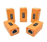 Rsrteng Probador de cables de red, kits remotos NO.1 a 5 o NO.6 a 10 para RJ45, Cat5, Cat6, 5E, 6E, longitud de medición de soporte, ubicación de fallo de la caja de prueba, prueba de cortocircuito, trabajo con probador de cámara CCTV