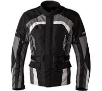 RST Alpha 5 Chaqueta textil de motocicleta, negro-gris, tamaño M para Hombres