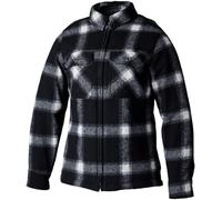 RST Brushed Camisa de moto para damas, Negro/Blanco, Talla S