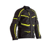 RST Chaqueta de moto Maverick CE para hombre, textil de neon negro EU50