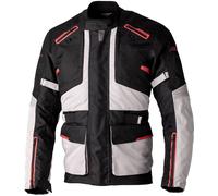 RST Endurance Chaqueta textil de motocicleta, negro-gris-rojo, tamaño M para Hombres