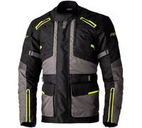 RST Endurance, chaqueta textil impermeable S male Negro/Gris/Amarillo Neón