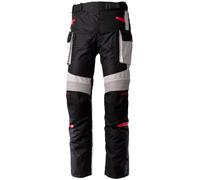 RST Endurance, pantalones textiles impermeables Corta 4XL male Negro/Gris Claro/Rojo