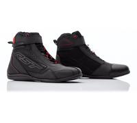 RST Frontier Zapatos de motocicleta para mujer, negro-rojo, tamaño 41