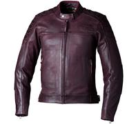 RST IOM TT Brandish 2 Chaqueta de cuero de motocicleta, rojo, tamaño S para Hombres