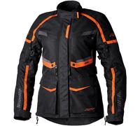 RST Maverick Evo Chaqueta textil de motocicleta para damas, negro-naranja, tamaño XS para Hombres
