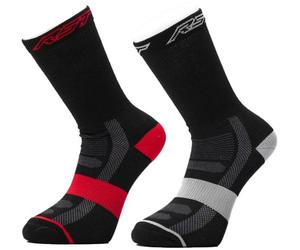 RST Multicolor Paquete de 4 calcetines de moto, colorido, Talla S/M