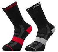 RST Multicolor Paquete de 4 calcetines de moto, multicolor, tamaño M L para Hombres