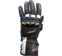 RST Pilot Guantes de moto, negro/azul, Talla M