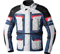 RST Pro Adventure-X, chaqueta textil impermeable mujer L female Gris Claro/Azul/Rojo/Negro