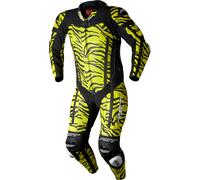 RST Pro Evo Airbag Tiger, traje de cuero 1ud. perforado XS male Negro/Amarillo Neón