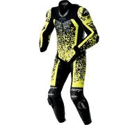 RST Pro Series D3O Airbag, traje de cuero 1ud. perforado XXL male Negro/Amarillo Neón