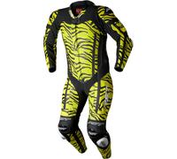 RST Pro Series Evo Airbag Ltd. Tiger Traje de cuero de moto de una pieza, negro-amarillo, tamaño 3XL para Hombres