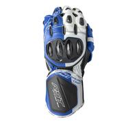 RST Pro Series GP D3O Guantes De Motocicleta 100% Cuero Blanco/Azul Talla M