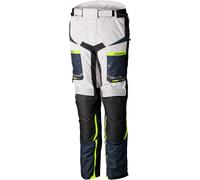 RST Pro Series Maverick Evo Pantalones textiles de motocicleta, Azul oscuro/plata/neón, Talla XXL