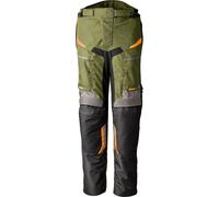 RST Pro Series Maverick Evo Pantalones textiles de motocicleta, gris-verde-naranja, tamaño 3XL para Hombres