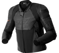 RST Pro Series Supersport-K D3O Chaqueta de cuero de motocicleta perforada, negro, tamaño 54 para Hombres