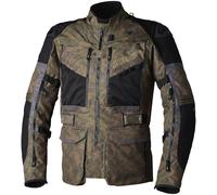 RST Ranger Chaqueta textil de motocicleta, verde-marrón, tamaño M para Hombres