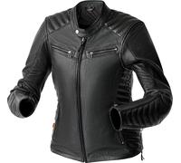 RST Roadster Air D3O Chaqueta de cuero para moto para mujeres, negro, Talla S