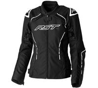 RST S-1 Chaqueta textil de motocicleta para damas, negro-blanco, tamaño XS para Hombres