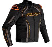 RST S-1, chaqueta textil impermeable L male Negro/Gris/Naranja