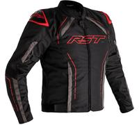 RST S-1, chaqueta textil impermeable L male Negro/Gris/Rojo
