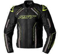 RST S-1, chaqueta textil impermeable M male Negro/Gris/Amarillo Neón