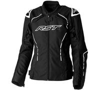 RST S-1 Chaqueta textil de motocicleta para damas, negro-blanco, tamaño XL para Hombres