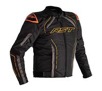 RST S-1 Giacca tessile moto, nero/grigio/arancione, L
