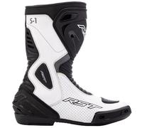RST S1 Botas de moto, negro-blanco, tamaño 40 para Hombres