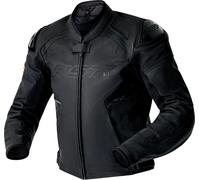 RST S1 D3O Chaqueta de cuero de motocicleta perforada, negro, tamaño 54 para Hombres