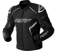 RST S1 D3O Chaqueta Textil de Motocicleta Impermeable, negro-blanco, tamaño 50 para Hombres