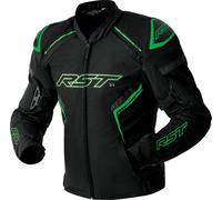 RST S1 D3O, chaqueta textil impermeable S male Negro/Verde Neón