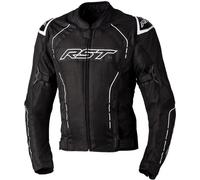 RST S1 Mesh Chaqueta textil de motocicleta, negro-blanco, tamaño 4XL para Hombres