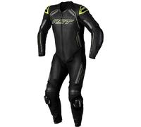 RST S1 Traje de cuero de motocicleta de 1 pieza, negro-amarillo, tamaño 3XL para Hombres