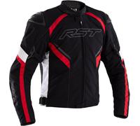 RST Sabre Chaqueta textil de motocicleta, negro-rojo, tamaño 3XL para Hombres
