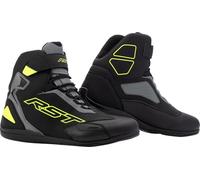 RST Sabre Moto Shoe Mens CE Boot Black/Grey/Flo Yellow