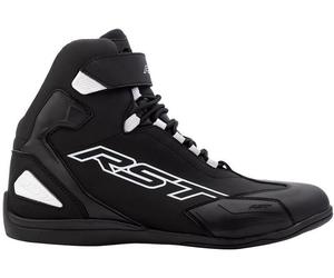 RST Sabre Zapatos de motocicleta, negro-blanco, tamaño 45 para Hombres