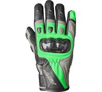 RST Stunt III Guantes de moto, negro/verde, Talla XL