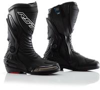 RST Moto Botas de moto Tractech Evo 3 WP Sport cuero impermeable negro 37