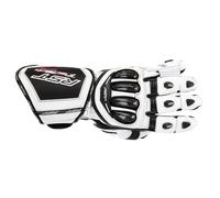 RST Tractech Evo 4 Damas Guantes (CE) - Blanco/Negro Motocicleta Moto