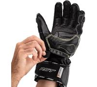 RST Tractech EVO 4 Guantes de Moto (Black,M)