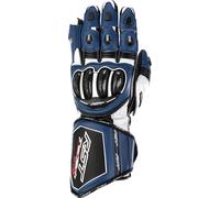 RST Tractech Evo 4 Guantes de moto, blanco-azul, tamaño S para Hombres