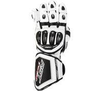 RST Tractech Evo 4 Guantes de moto, Blanco/Negro, Talla 2XL