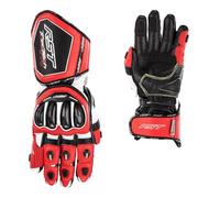 RST Tractech Evo 4 Guantes de moto, negro-blanco-rojo, tamaño L para Hombres