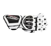 RST Tractech Evo 4 Guantes de Motocicleta Cuero Blanco