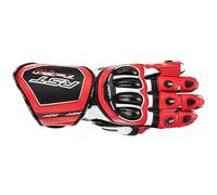 RST Tractech Evo 4 Motocicleta Moto Guantes Cuero Rojo