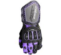 RST TracTech Evo 4 Guantes de moto para mujer, negro-lila, tamaño XS