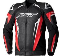 RST TracTech Evo 5, chaqueta de cuero perforada XL male Negro/Rojo